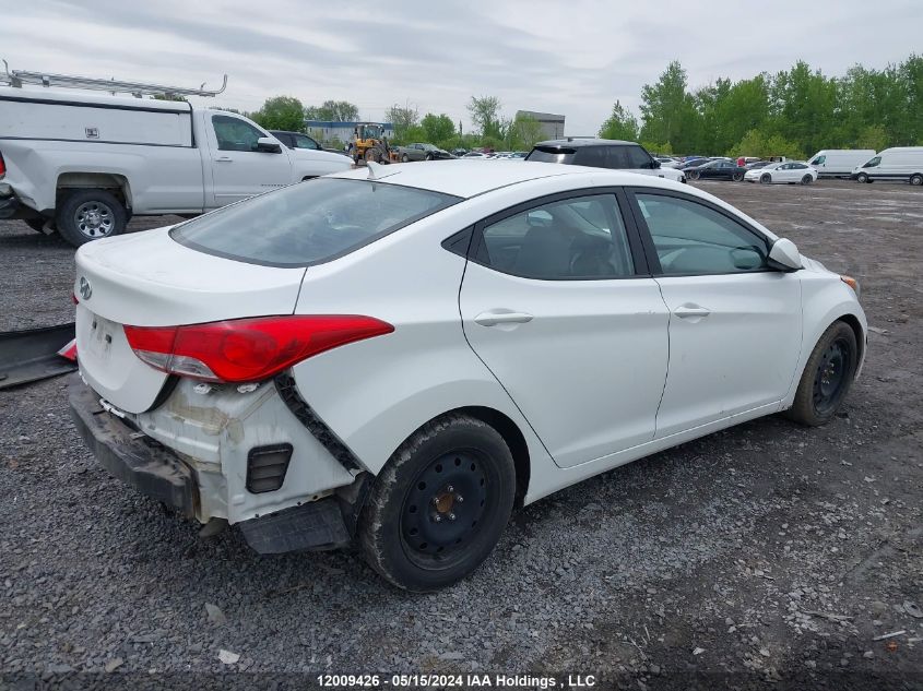 2013 Hyundai Elantra Gls VIN: 5NPDH4AE2DH187214 Lot: 12009426