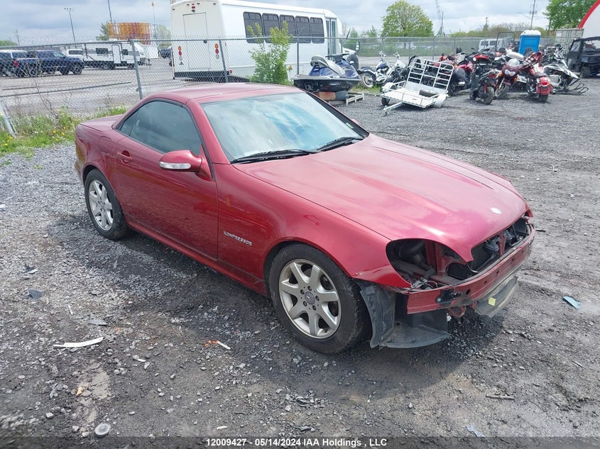 2001 Mercedes-Benz Slk-Class VIN: WDBKK49F11F220701 Lot: 12009427