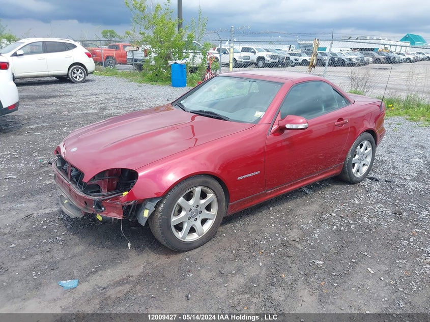 2001 Mercedes-Benz Slk-Class VIN: WDBKK49F11F220701 Lot: 12009427