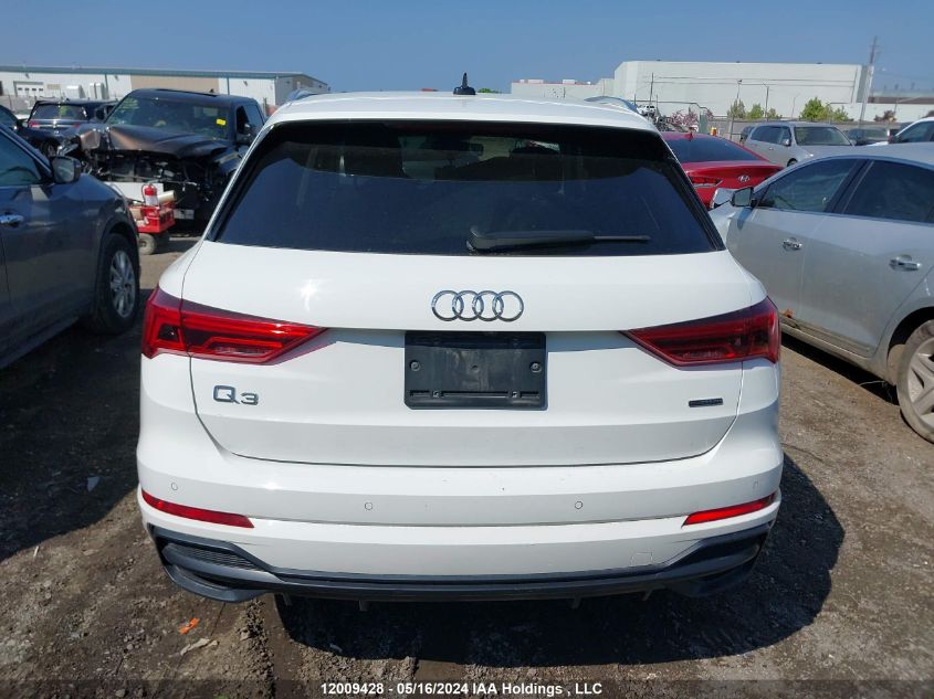 2020 Audi Q3 VIN: WA1EECF31L1041126 Lot: 12009428