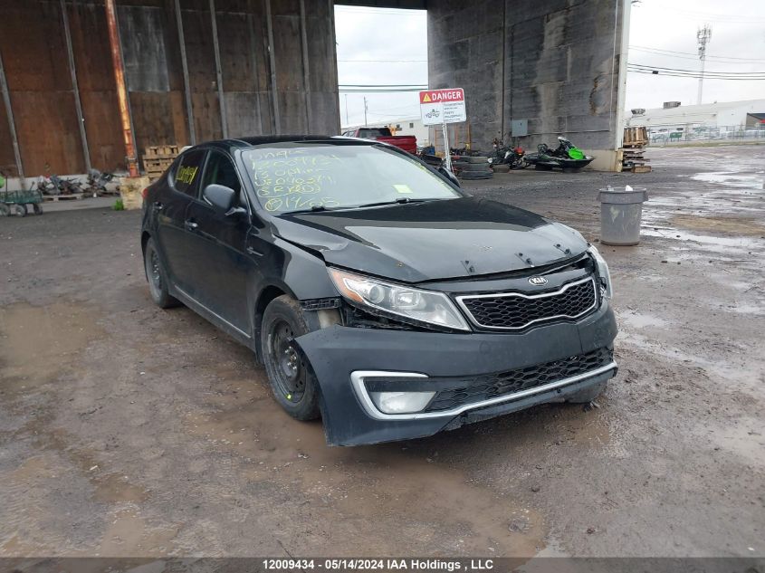 2013 Kia Optima Hybrid VIN: KNAGM4AD6D5040374 Lot: 12009434