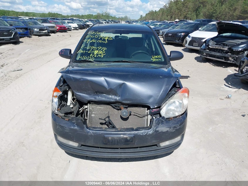 2009 Hyundai Accent VIN: KMHCN45C79U295978 Lot: 12009443