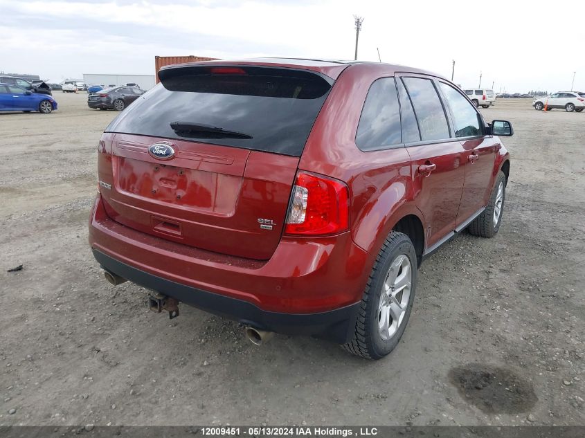 2014 Ford Edge Sel VIN: 2FMDK4JCXEBB05268 Lot: 12009451