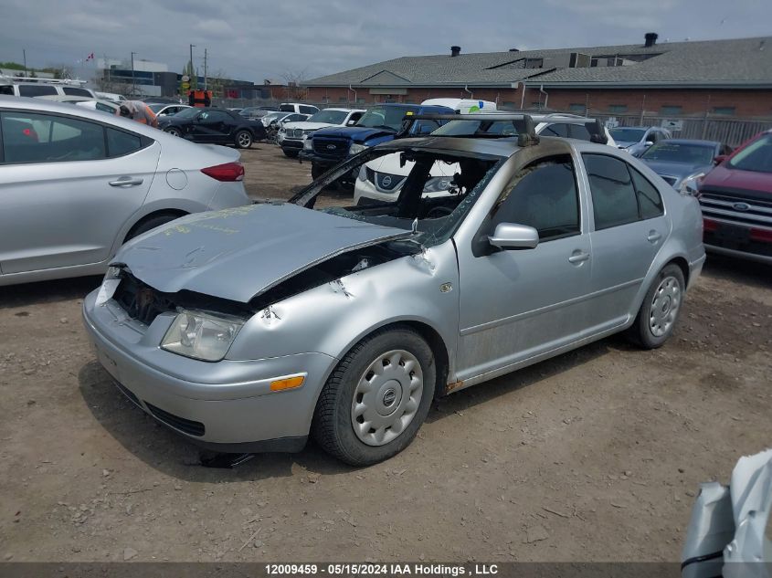 2002 Volkswagen Jetta VIN: 3VWSE69M22M060152 Lot: 12009459