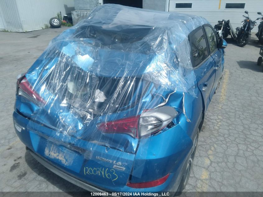 2017 Hyundai Tucson Ultimate VIN: KM8J3CA25HU417613 Lot: 12009463