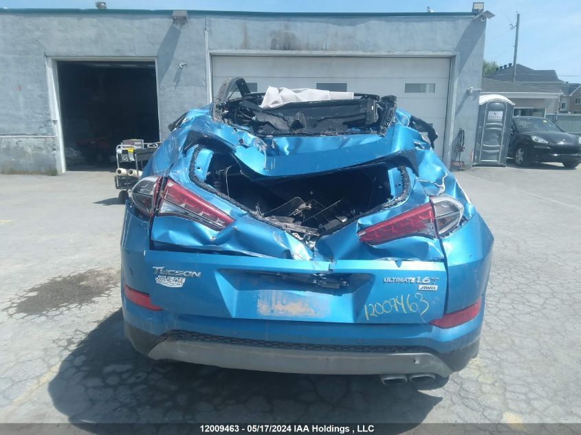 2017 Hyundai Tucson Ultimate VIN: KM8J3CA25HU417613 Lot: 12009463