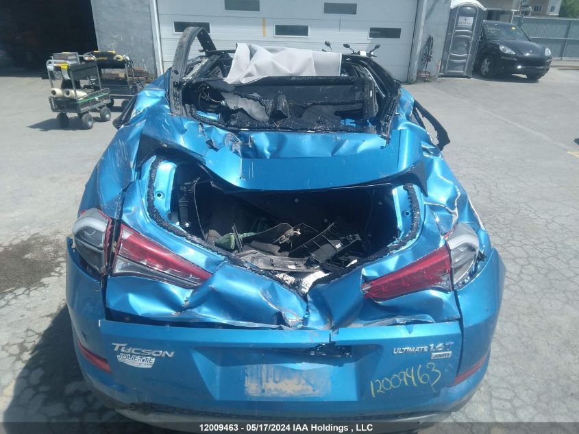 2017 Hyundai Tucson Ultimate VIN: KM8J3CA25HU417613 Lot: 12009463