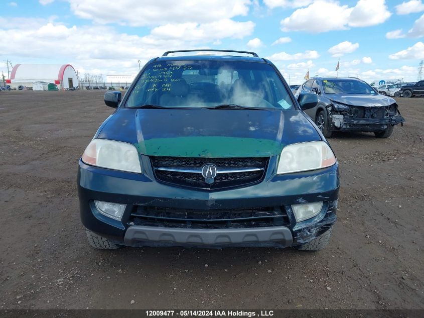 2001 Acura Mdx Touring VIN: 2HNYD18601H000979 Lot: 12009477