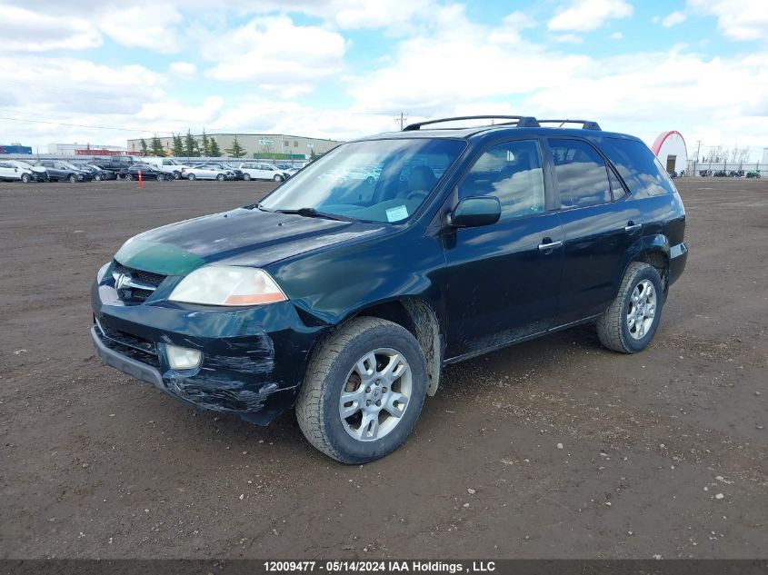 2001 Acura Mdx Touring VIN: 2HNYD18601H000979 Lot: 12009477