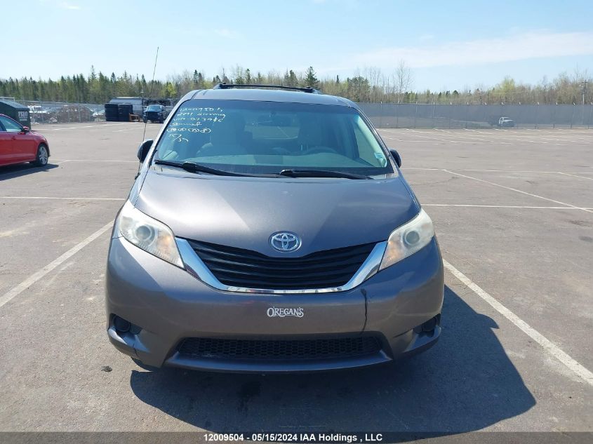 2011 Toyota Sienna Le 8 Passenger VIN: 5TDKK3DC2BS073766 Lot: 12009504
