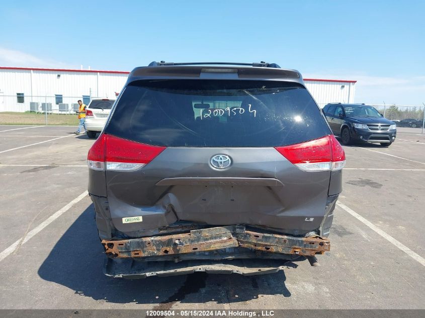 2011 Toyota Sienna Le 8 Passenger VIN: 5TDKK3DC2BS073766 Lot: 12009504