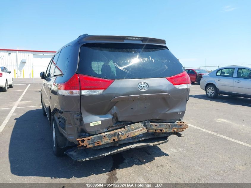 2011 Toyota Sienna Le 8 Passenger VIN: 5TDKK3DC2BS073766 Lot: 12009504