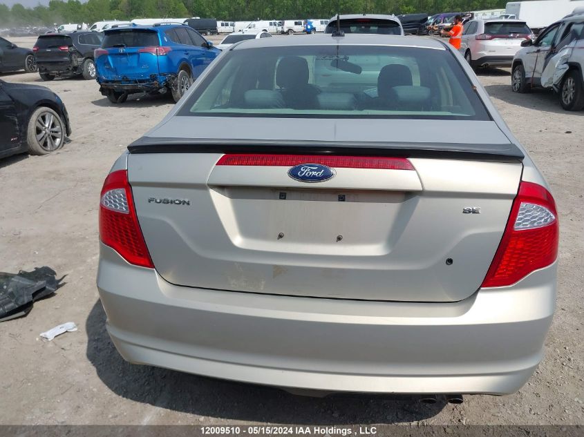 2010 Ford Fusion Se VIN: 3FAHP0HA1AR374619 Lot: 12009510