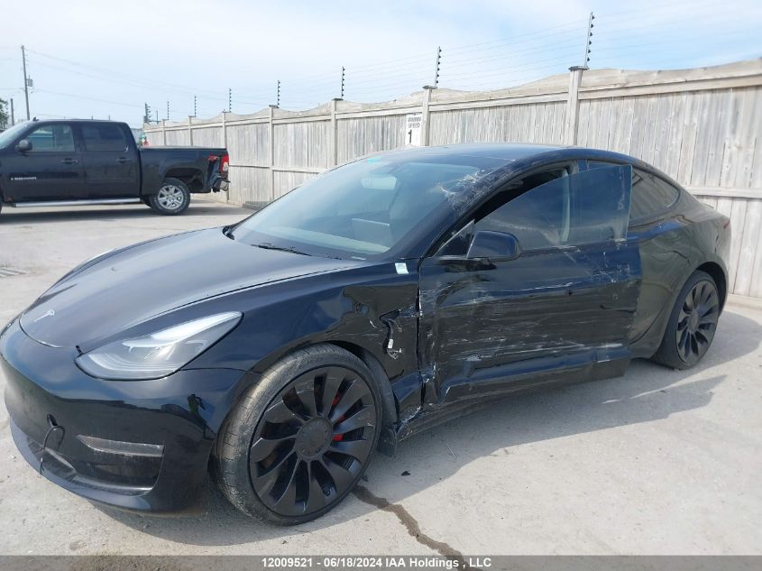 2023 Tesla Model 3 VIN: 5YJ3E1EC7PF399105 Lot: 12009521