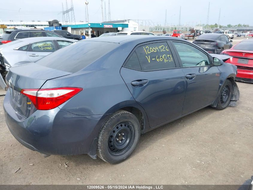 2016 Toyota Corolla L/Le/Le Pls/Prm/S/S Pls VIN: 2T1BURHE1GC669251 Lot: 12009526