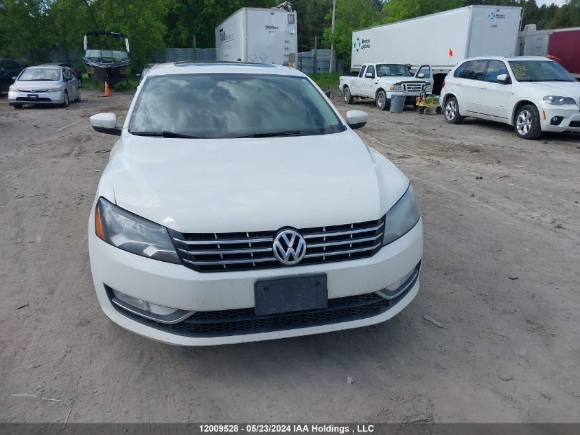 2014 Volkswagen Passat VIN: 1VWBN7A33EC117277 Lot: 12009528