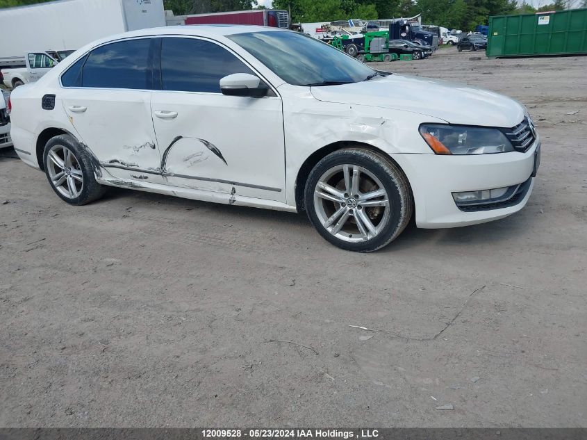 2014 Volkswagen Passat VIN: 1VWBN7A33EC117277 Lot: 12009528