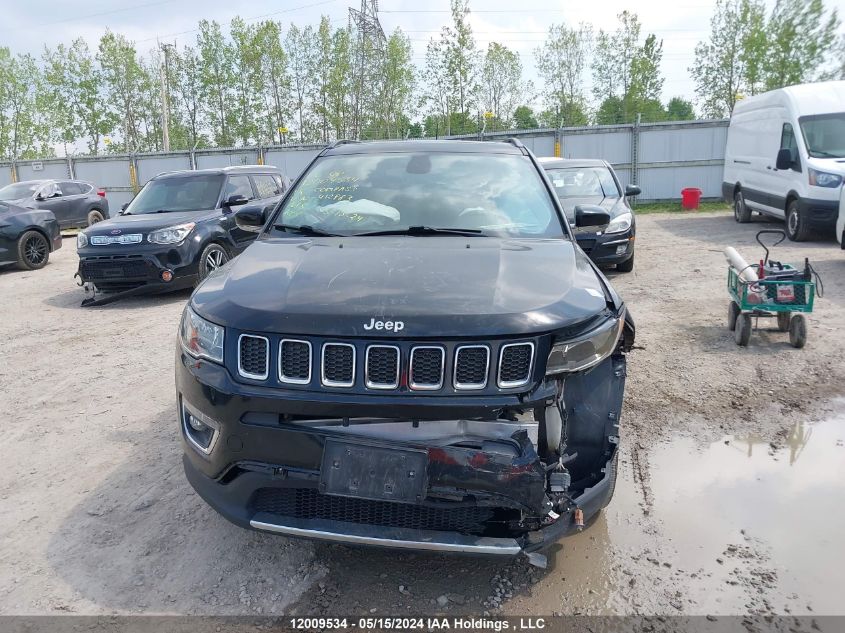 2018 Jeep Compass Limited VIN: 3C4NJDCB0JT412883 Lot: 12009534