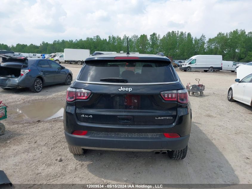 2018 Jeep Compass Limited VIN: 3C4NJDCB0JT412883 Lot: 12009534