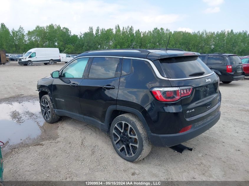 2018 Jeep Compass Limited VIN: 3C4NJDCB0JT412883 Lot: 12009534