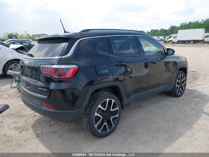 2018 Jeep Compass Limited VIN: 3C4NJDCB0JT412883 Lot: 12009534