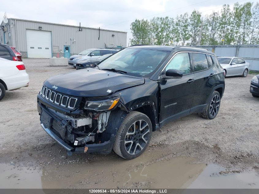 2018 Jeep Compass Limited VIN: 3C4NJDCB0JT412883 Lot: 12009534