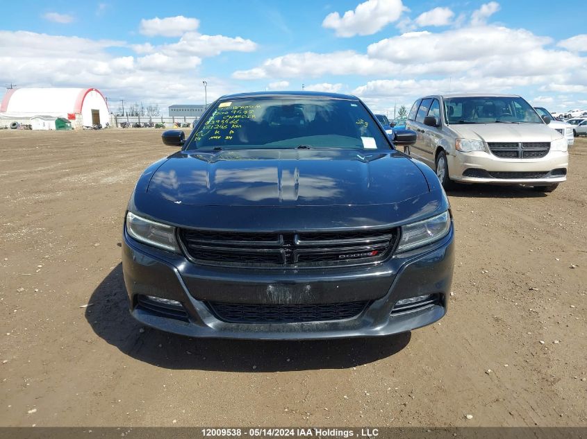 2016 Dodge Charger Sxt VIN: 2C3CDXJGXGH293566 Lot: 12009538