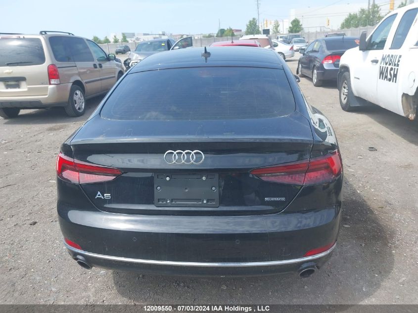 2019 Audi A5 VIN: WAUBNCF56KA078632 Lot: 12009550