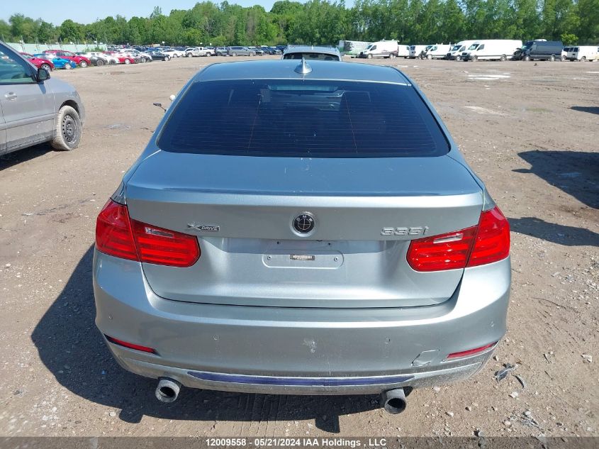 2013 BMW 335I VIN: WBA3B9C55DF587217 Lot: 12009558