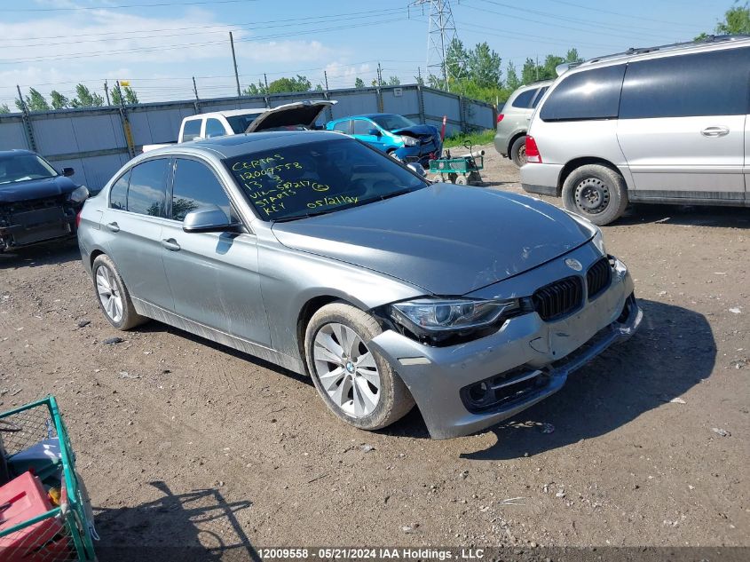 2013 BMW 335I VIN: WBA3B9C55DF587217 Lot: 12009558