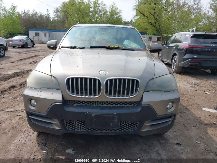 2007 BMW X5 4.8I VIN: 5UXFE83587LZ41771 Lot: 12009560