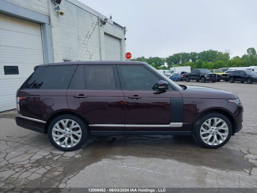 2019 Land Rover Range Rover VIN: SALGS2RE0KA534849 Lot: 12009562