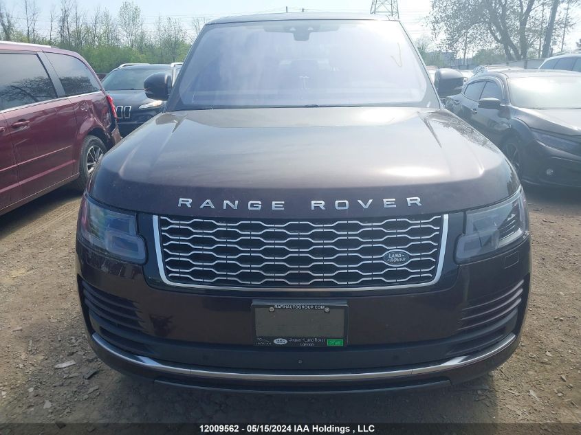 2019 Land Rover Range Rover VIN: SALGS2RE0KA534849 Lot: 12009562