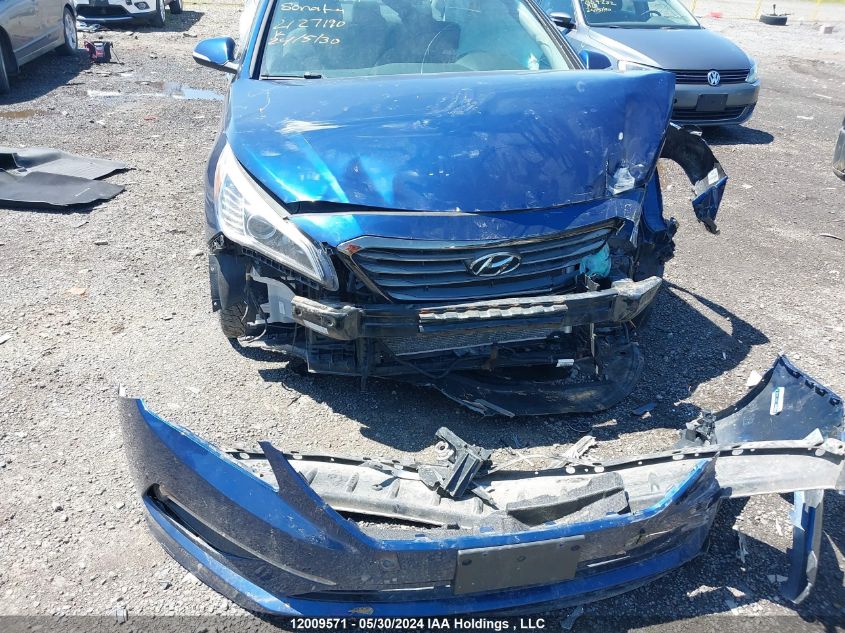 2016 Hyundai Sonata Se VIN: 5NPE24AF6GH427190 Lot: 12009571