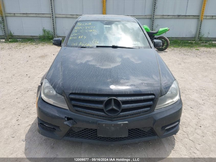 2013 Mercedes-Benz C-Class VIN: WDDGF8AB3DA839139 Lot: 12009577