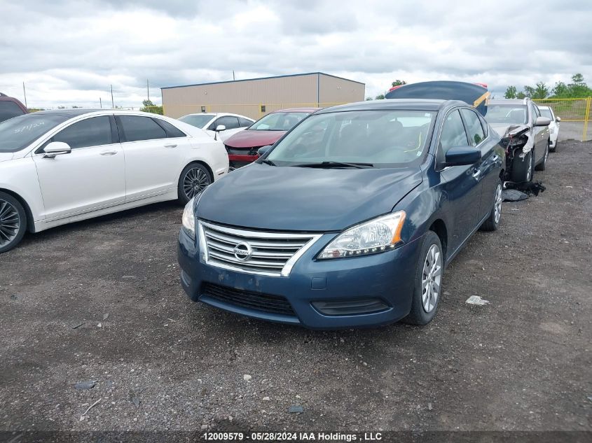 2014 Nissan Sentra VIN: 3N1AB7AP1EL625779 Lot: 12009579