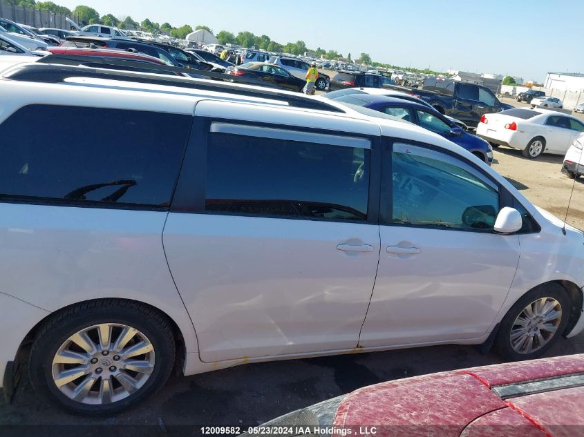 2012 Toyota Sienna Xle 7 Passenger VIN: 5TDYK3DC7CS232258 Lot: 12009582