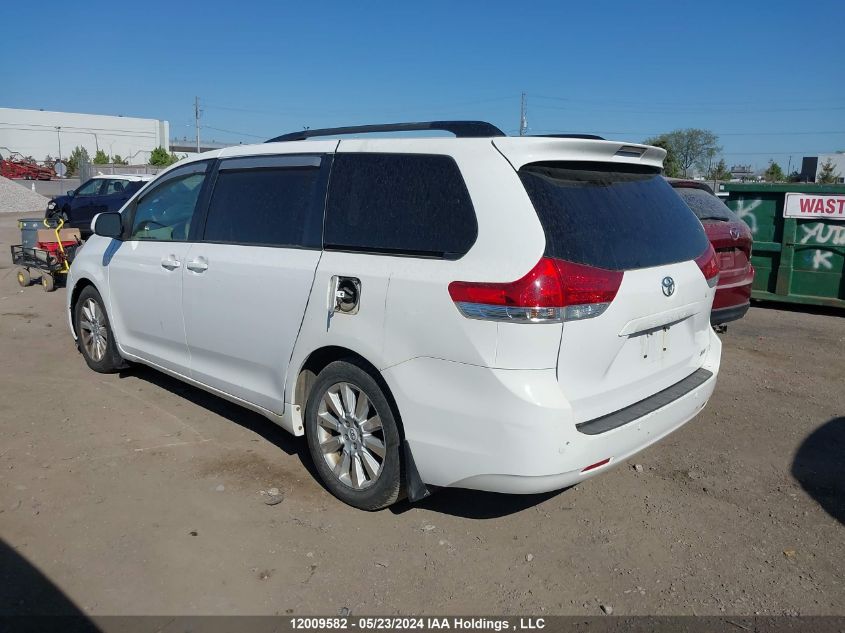 2012 Toyota Sienna Xle 7 Passenger VIN: 5TDYK3DC7CS232258 Lot: 12009582