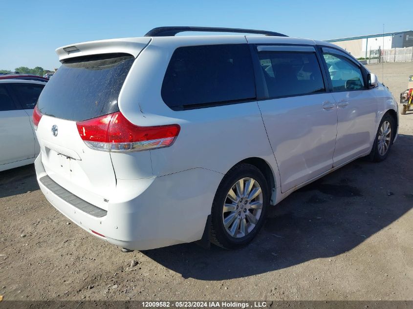 2012 Toyota Sienna Xle 7 Passenger VIN: 5TDYK3DC7CS232258 Lot: 12009582