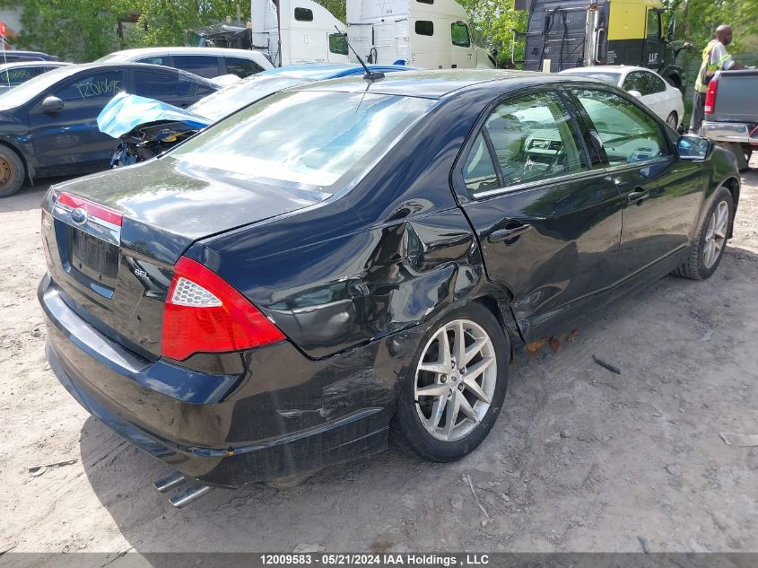 2010 Ford Fusion Sel VIN: 3FAHP0JA1AR107829 Lot: 12009583