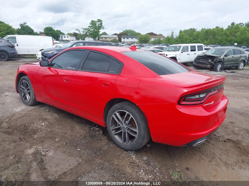 2019 Dodge Charger Sxt VIN: 2C3CDXJG0KH658961 Lot: 12009589