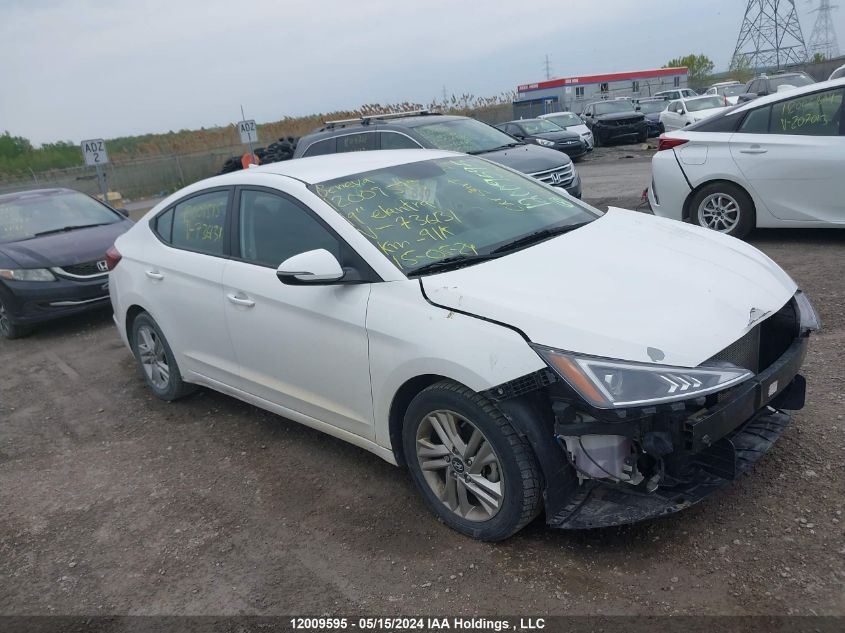 2019 Hyundai Elantra Preferred VIN: KMHD84LFXKU736131 Lot: 12009595