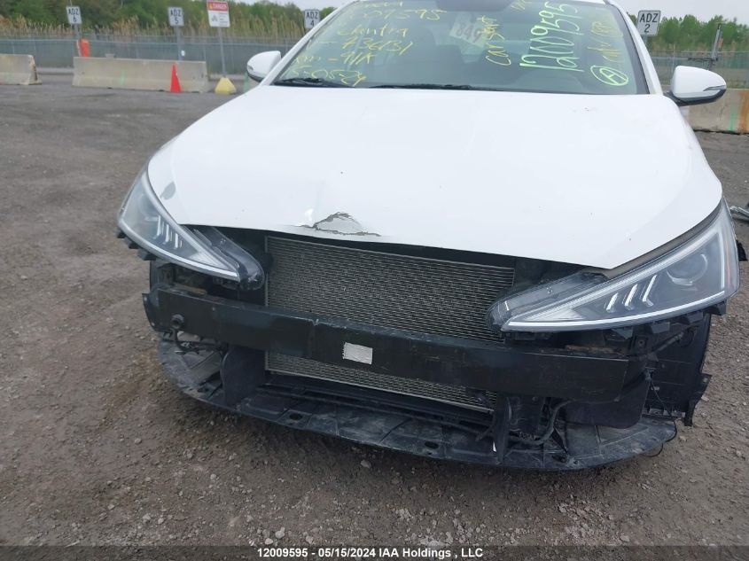 2019 Hyundai Elantra Preferred VIN: KMHD84LFXKU736131 Lot: 12009595