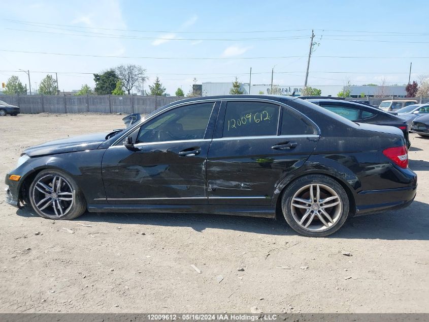 2013 Mercedes-Benz C-Class VIN: WDDGF8AB4DA871484 Lot: 12009612