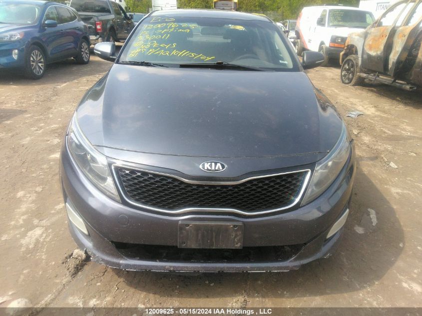 2015 Kia Optima VIN: KNAGM4A73F5530011 Lot: 12009625