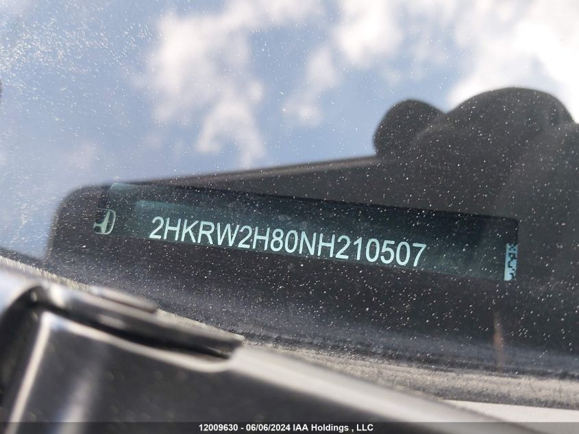 2022 Honda Cr-V VIN: 2HKRW2H80NH210507 Lot: 12009630