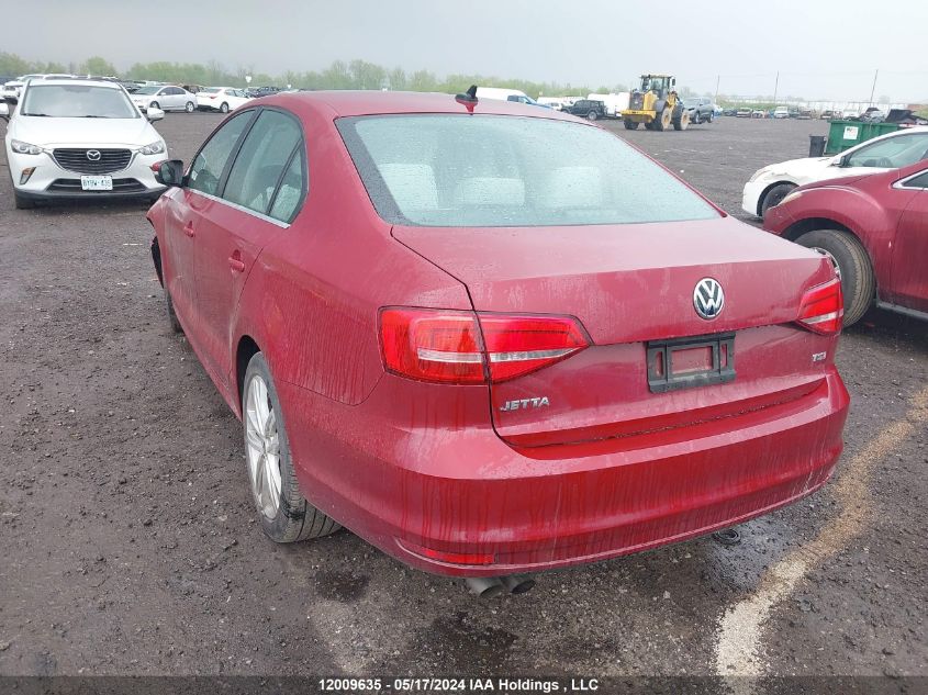 2015 Volkswagen Jetta Sedan VIN: 3VWL07AJ5FM261124 Lot: 12009635