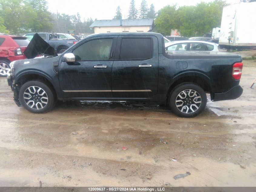 2023 Ford Maverick Lariat VIN: 3FTTW8E32PRA82028 Lot: 12009637