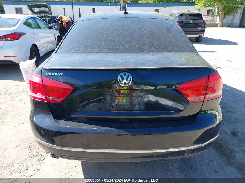 2013 Volkswagen Passat VIN: 1VWCH7A32DC105051 Lot: 12009651