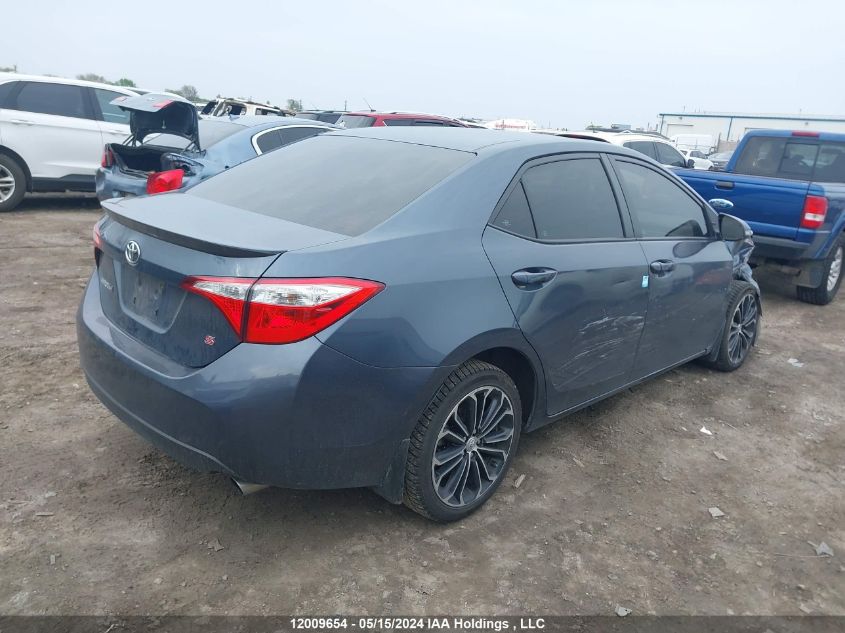 2016 Toyota Corolla L/Le/Le Pls/Prm/S/S Pls VIN: 2T1BURHE1GC486349 Lot: 12009654